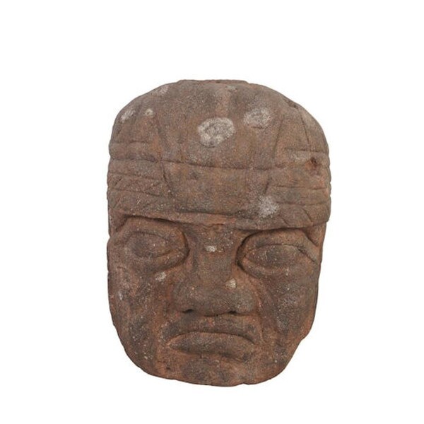 Replica Giant Megalithic Olmec Head statue reproduction Head Relic Prop